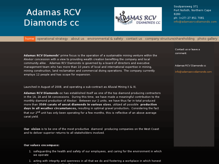 www.adamasrcvdiamonds.com