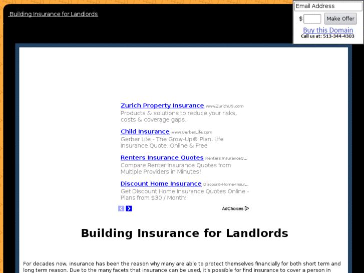 www.buildingsinsuranceforlandlords.com