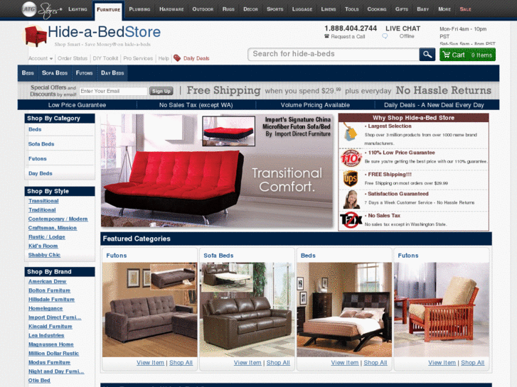 www.hideabedstore.com