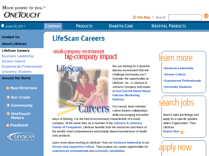 www.lifescancareers.com