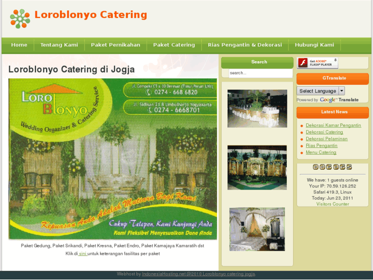 www.loroblonyo-catering.com