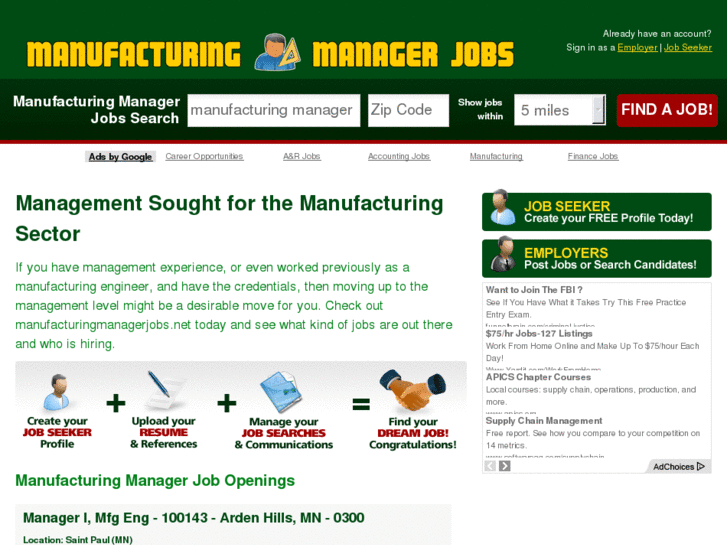 www.manufacturingmanagerjobs.net