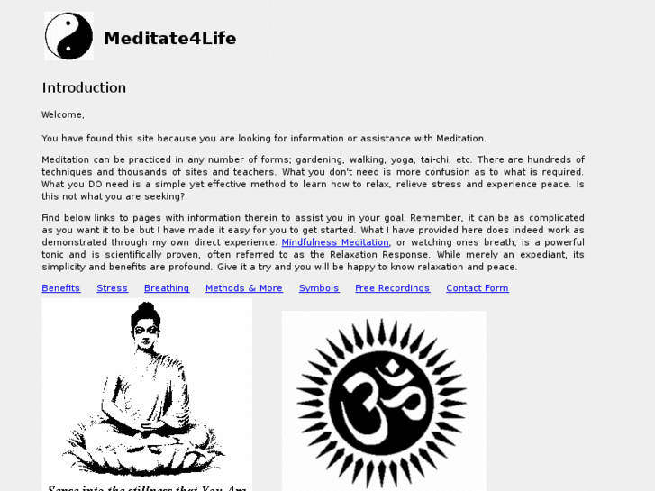 www.meditate4life.com