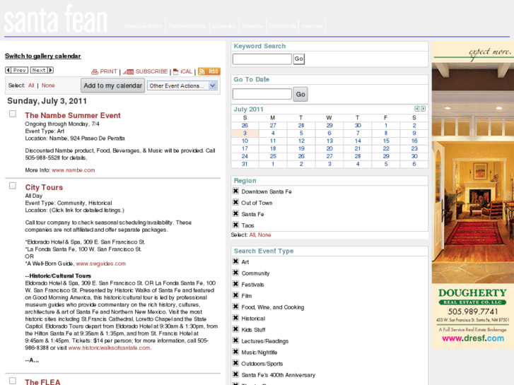 www.santafeancalendar.com