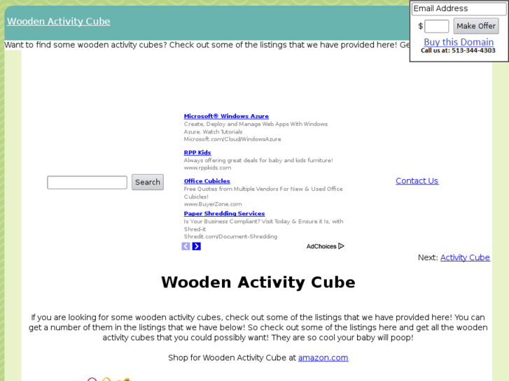 www.woodenactivitycube.com