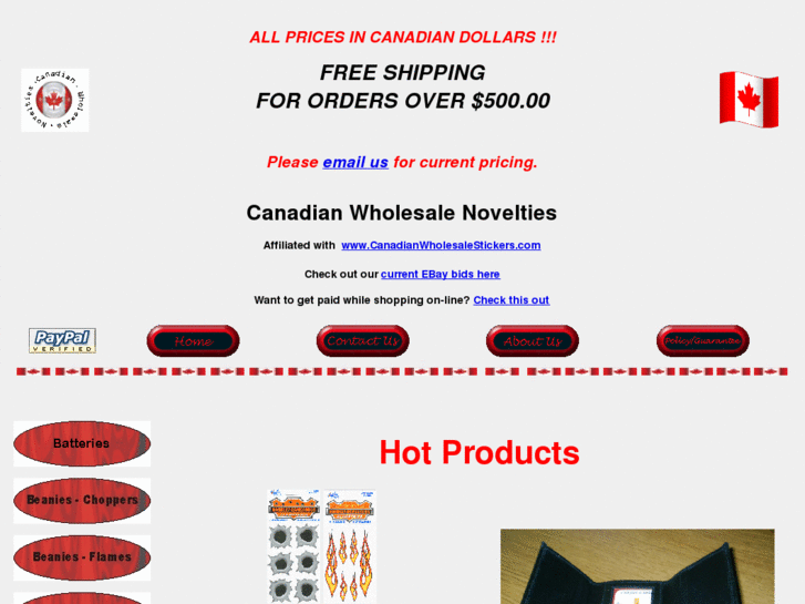 www.canadianwholesalenovelties.com