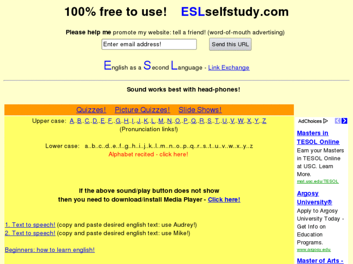 www.eslselfstudy.com