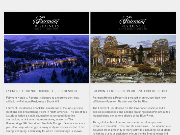 www.fairmontbreckenridge.com