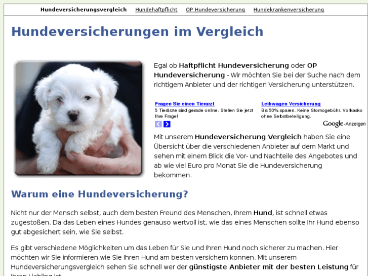 www.hundeversicherungvergleich.org