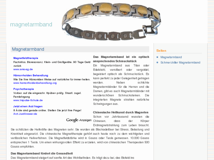 www.magnetarmband.biz