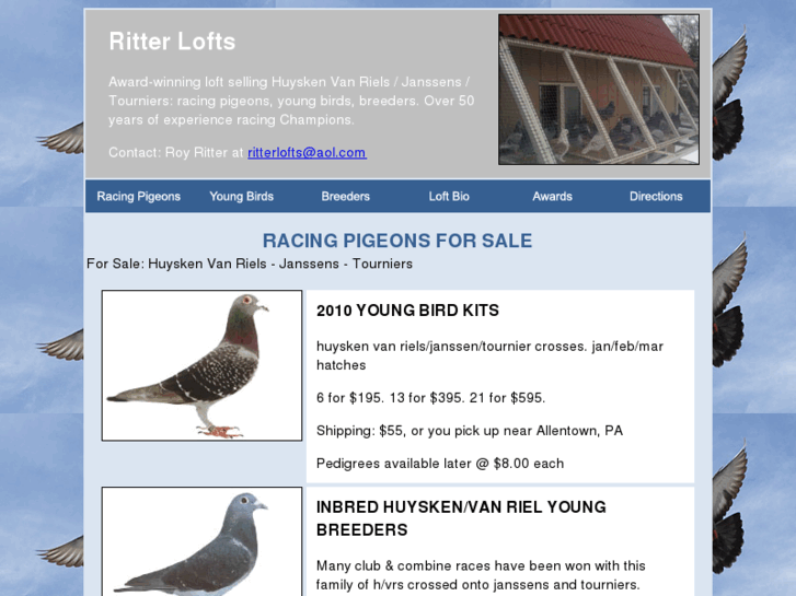 www.pigeons-4-sale.com