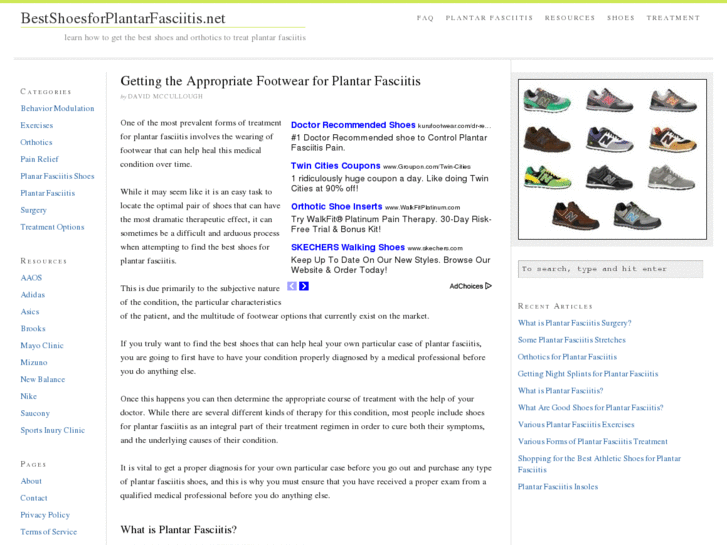 www.bestshoesforplantarfasciitis.net