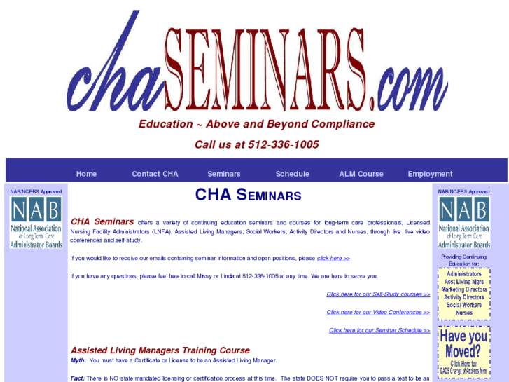 www.chaseminars.com