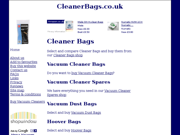 www.cleanerbags.co.uk