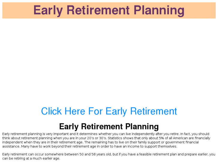 www.earlyretirementplannings.com