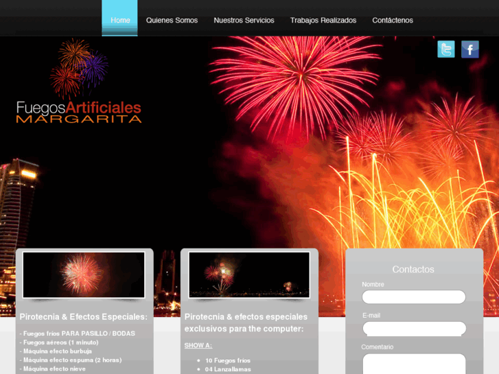 www.eventosyfuegosartificiales.com