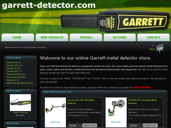 www.garrett-detector.com