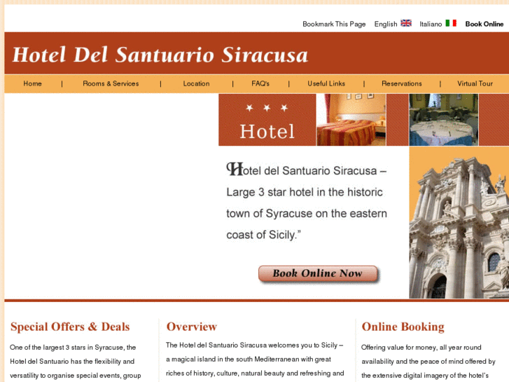 www.hoteldelsantuariosiracusa.com