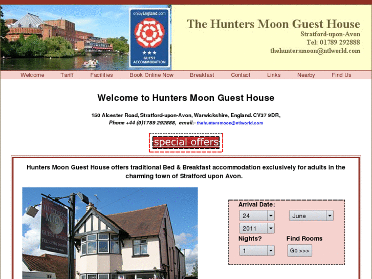 www.huntersmoonguesthouse.com