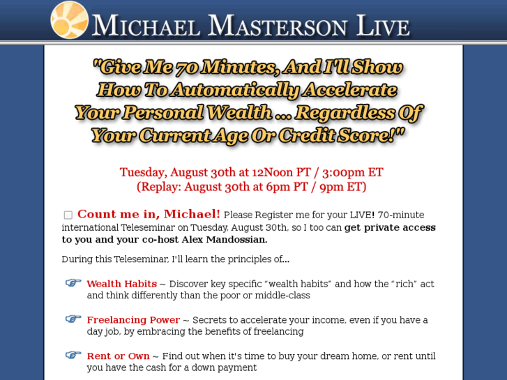 www.michaelmastersonlive.com