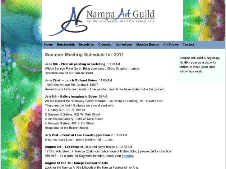 www.nampaartguild.org