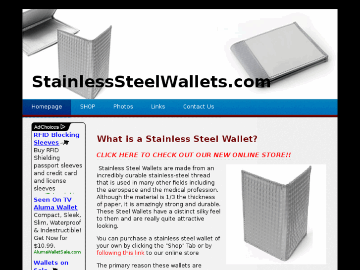 www.stainlesssteelwallets.com
