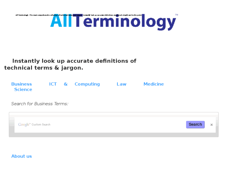 www.all-terminology.net
