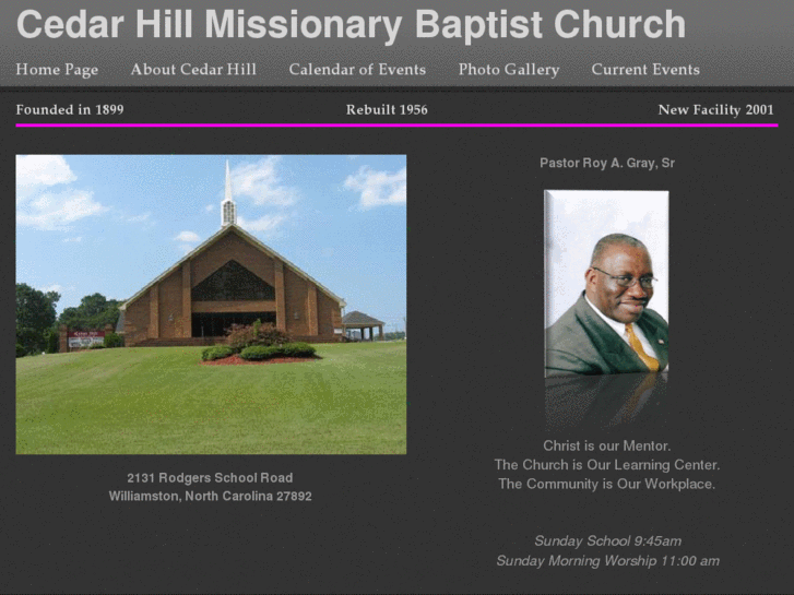 www.cedarhillmissionarybaptistchurch.org