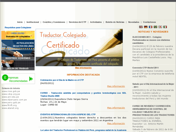 www.colegiodetraductores.org.pe