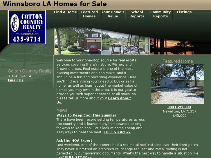 www.cottoncountryrealty.com