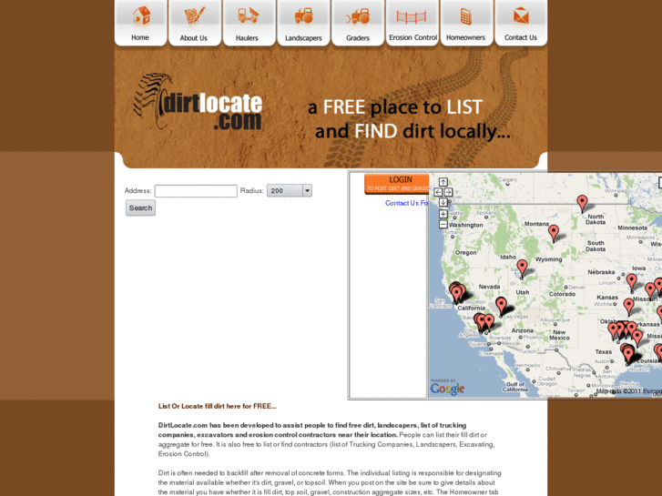 www.dirtlocate.com