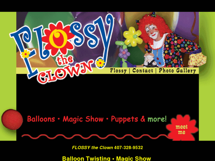 www.flossytheclown.com