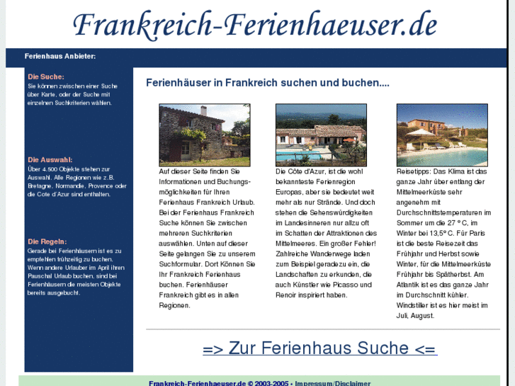 www.frankreich-ferienhaeuser.de