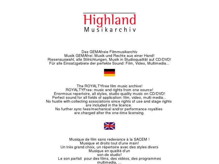 www.highland-musikarchiv.com