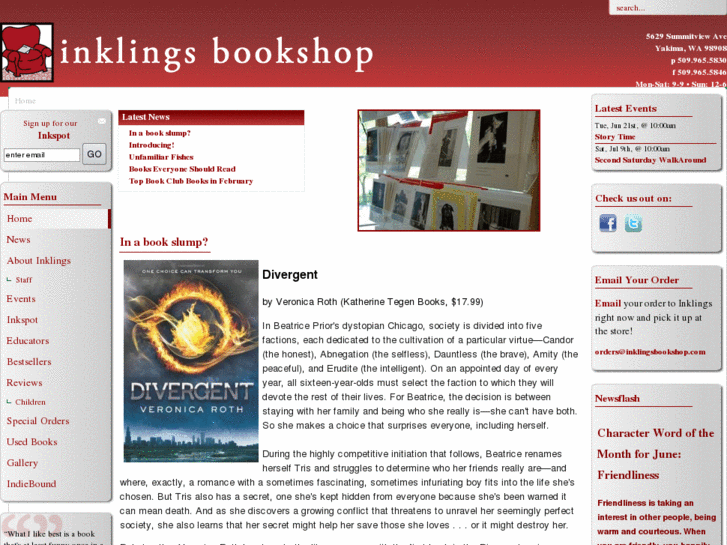 www.inklingsbookshop.com