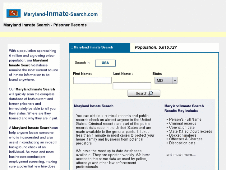 www.maryland-inmate-search.com