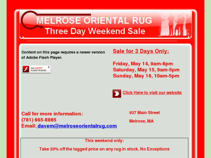 www.melroseorientalrugsale.com