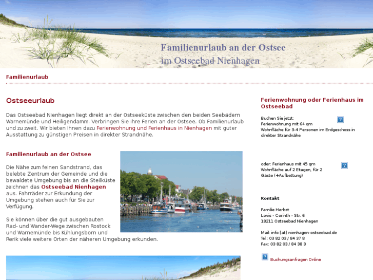 www.ostsee-nienhagen.eu