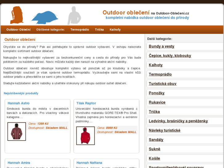 www.outdoor-obleceni.cz