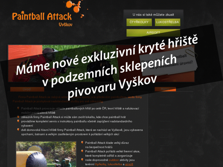 www.paintballattack.cz