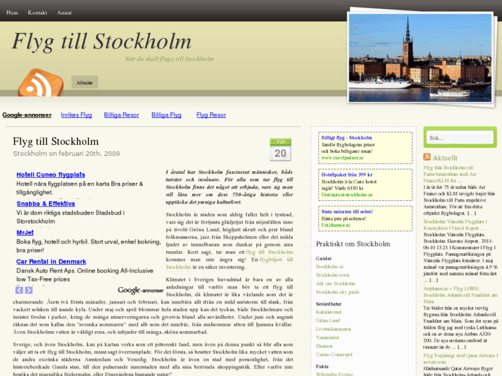 www.stockholmflyg.se