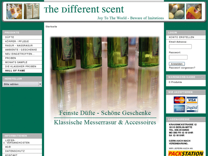 www.thedifferentscent.de