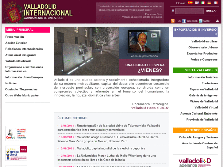 www.valladolidinternacional.es