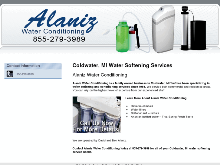 www.alanizwaterconditioning.com