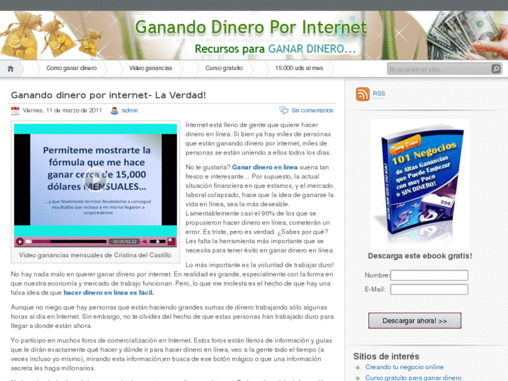 www.ganandodineroporinternet.net