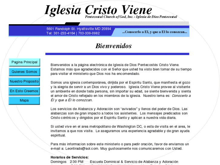 www.iglesiacristoviene.org