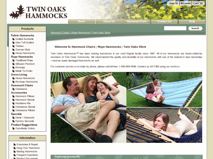 www.twinoakshammocks.com