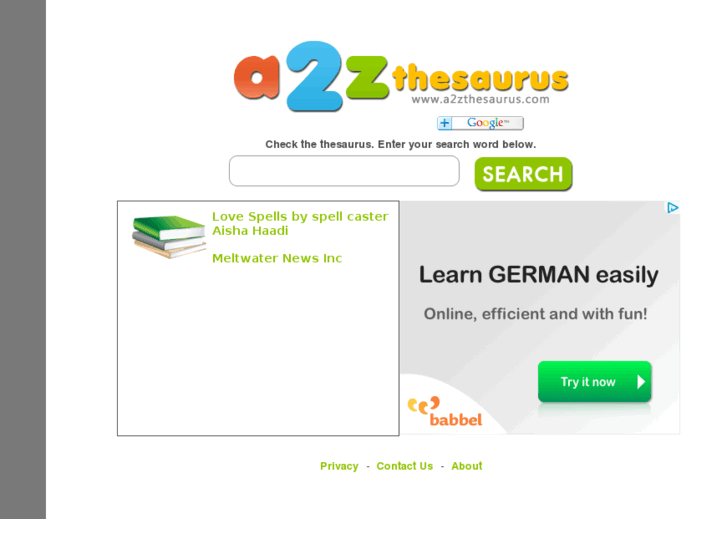 www.a2zthesaurus.com