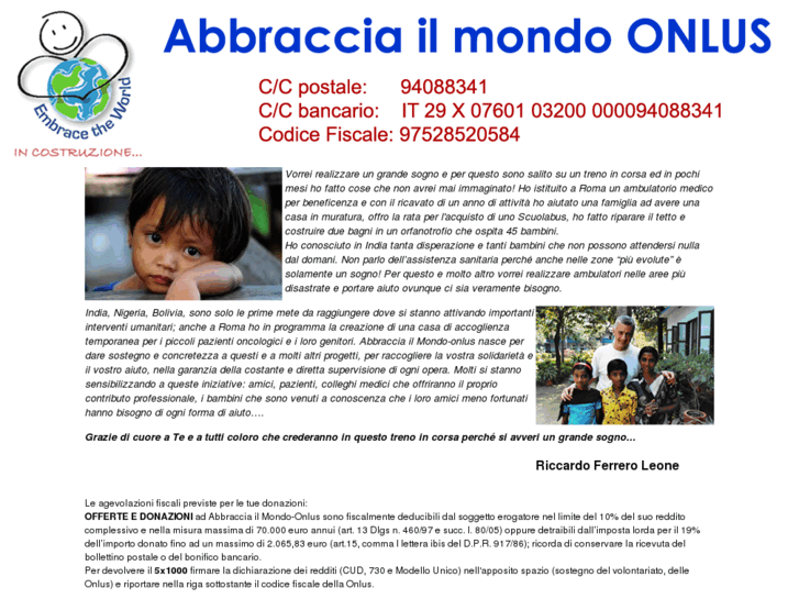 www.abbracciailmondo.org