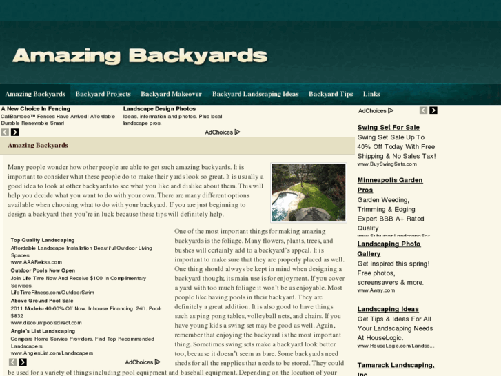 www.amazingbackyards.com